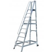Lyte Industrial WS10 Warehouse Ladder - Side Rails - 10 Treads / Steps